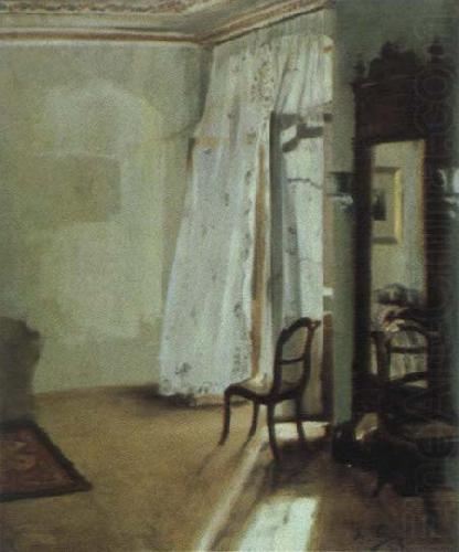 Meckel, Adolf von the balcony room china oil painting image
